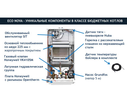 Газовый котел Baxi ECO Nova 1.24F