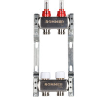 ROMMER RMS-1200-000002 ROMMER Коллектор из нержавеющей стали с расходомерами 2 вых.