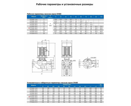 Циркуляционный насос In-Line PURITY PTD 80-38/2